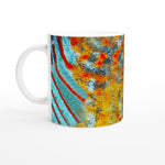 FISHES 13_DISCUS FISH_11oz (32 cl) Ceramic Mug_Tasse en céramique