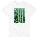 CARS 02  GREEN_Unisex Crewneck T-shirt_T-shirt cold rond VERT
