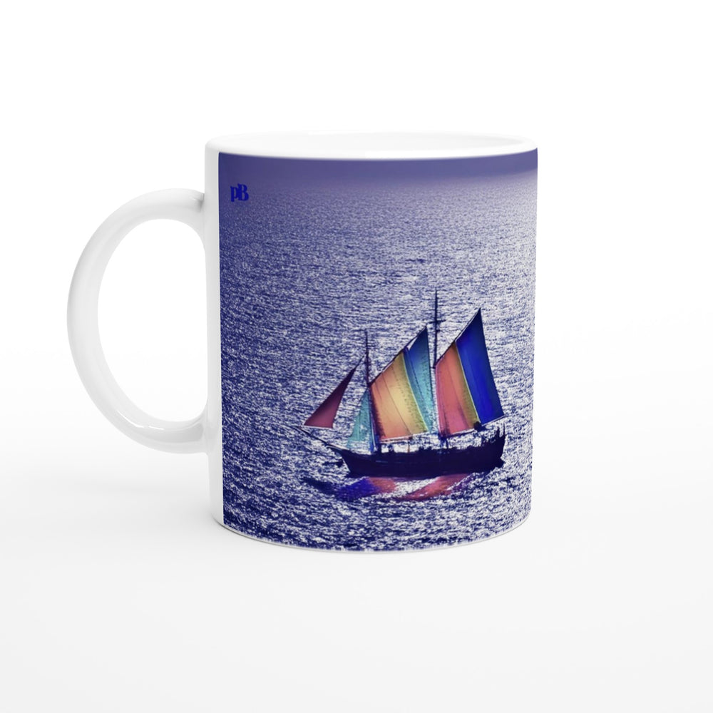 MARINE 05_SAILBOATS_11oz (32 cl) Ceramic Mug_Tasse en céramique