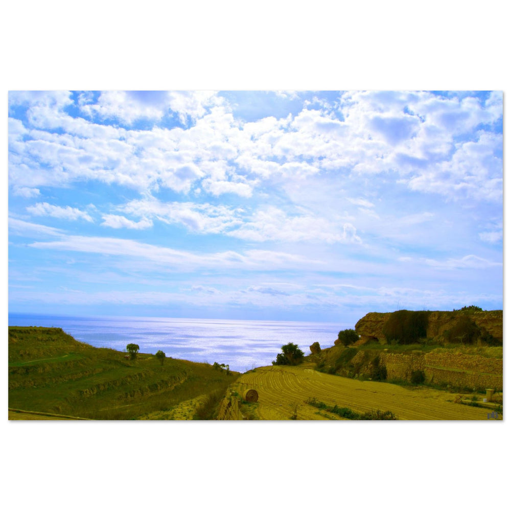 "COASTAL FIELDS"_Aluminium Print or Fine Art Poster_Tirage sur aluminium ou affiche d’art