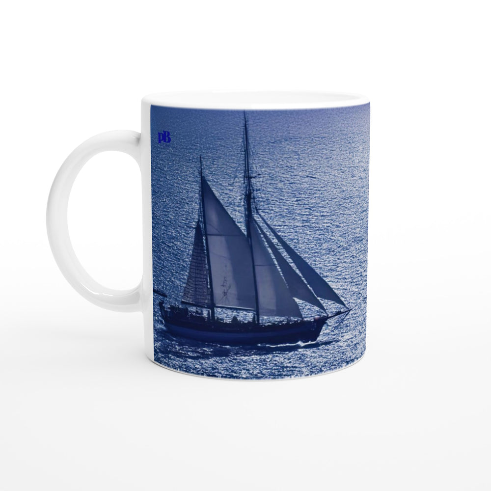 MARINE 04_SAILBOATS_11oz (32 cl) Ceramic Mug_Tasse en céramique