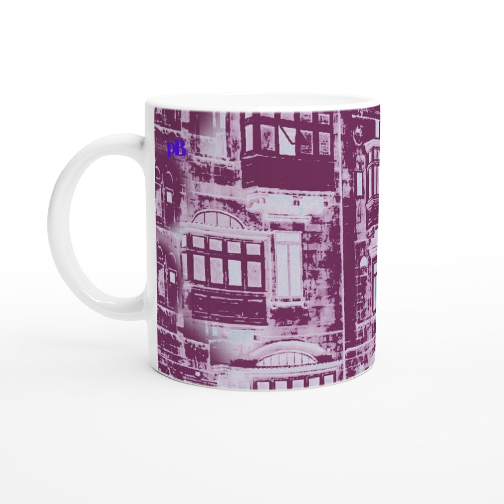 MALTA BALCONIES 14 AUBERGINE_11oz (32 cl) Ceramic Mug_Tasse en céramique