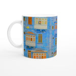 MALTA BALCONIES 12 PASTELS_11oz (32 cl) Ceramic Mug_Tasse en céramique