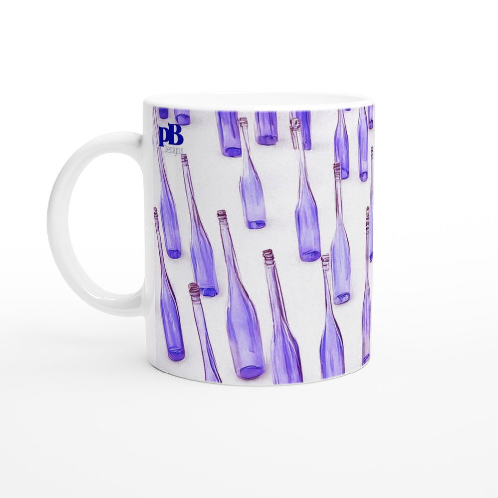 BOTTLES 06 PURPLE_11oz (32 cl) Ceramic Mug_Tasse en céramique