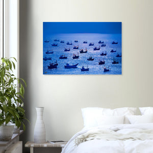 "FLOTILLA BLUE"_Aluminum Print or Fine Art Poster - PBDesigns