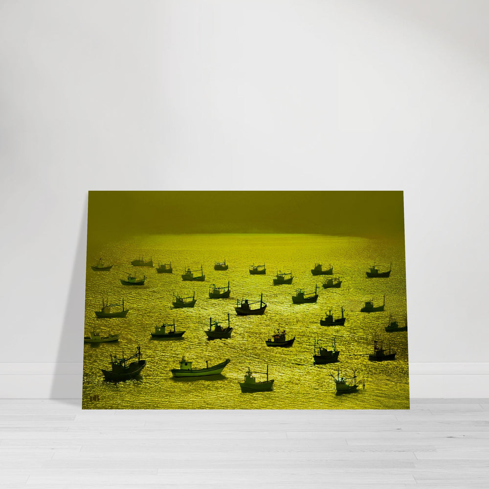 "FLOTILLA GOLD"_Aluminum Print or Fine Art Poster - PBDesigns