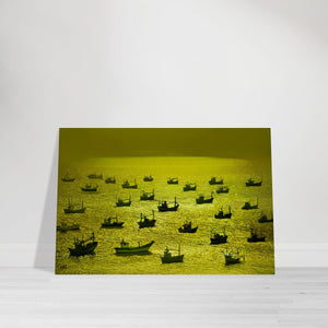 "FLOTILLA GOLD"_Aluminum Print or Fine Art Poster - PBDesigns