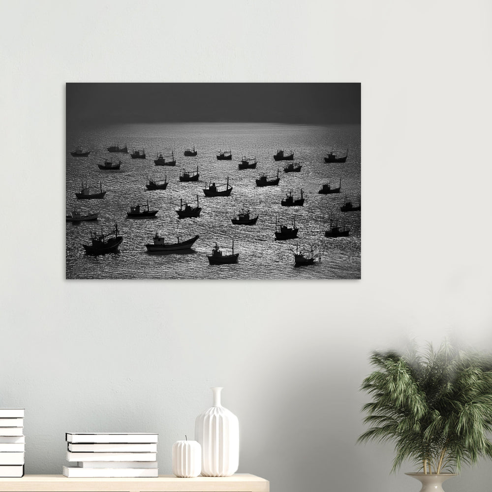 "FLOTILLA DARK"_Aluminum Print or Fine Art Poster - PBDesigns