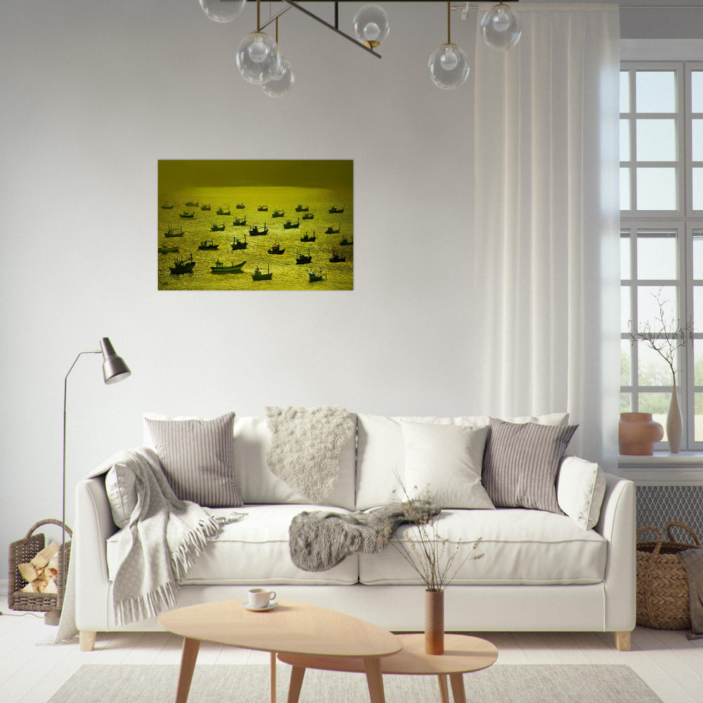 "FLOTILLA GOLD"_Aluminum Print or Fine Art Poster - PBDesigns