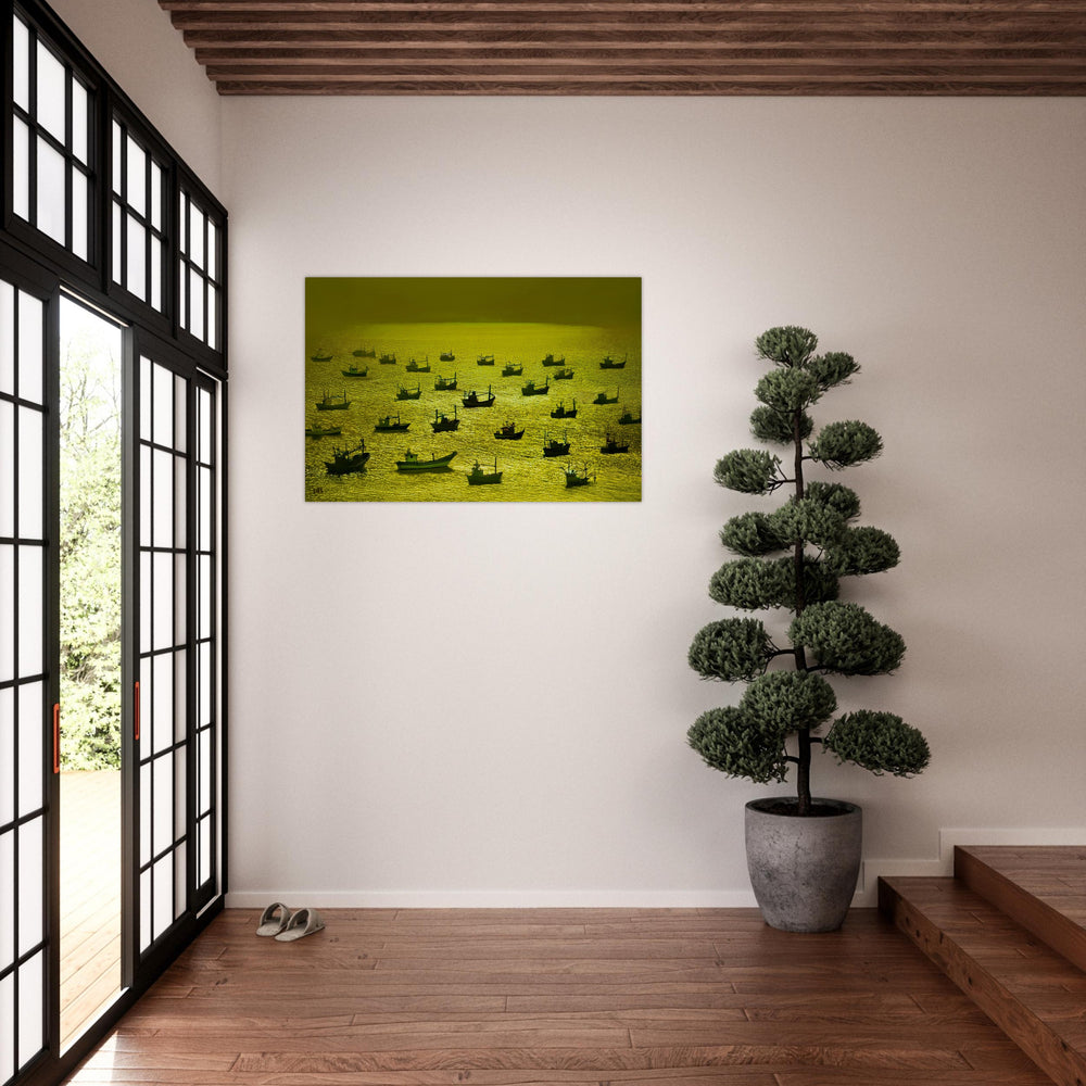 "FLOTILLA GOLD"_Aluminum Print or Fine Art Poster - PBDesigns