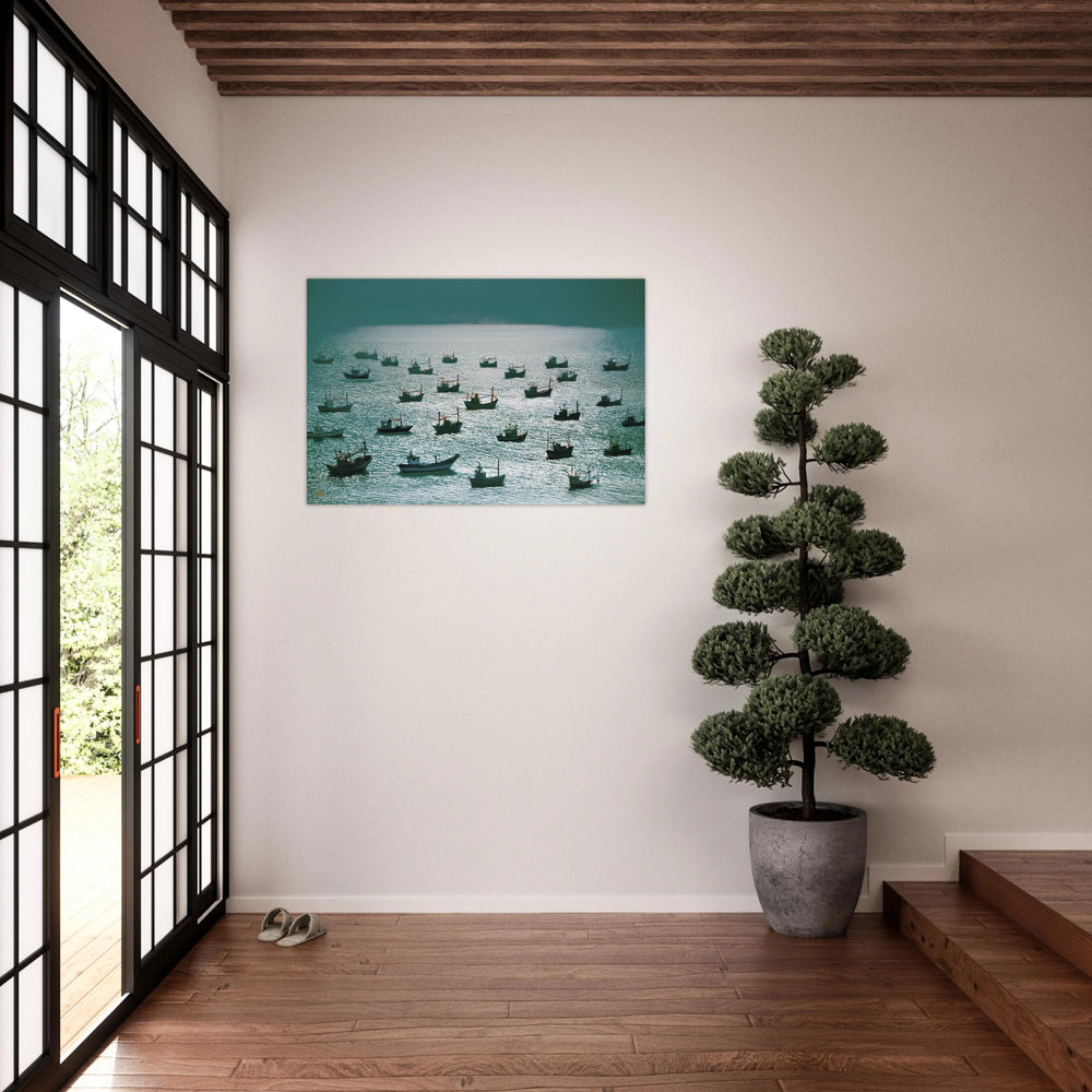 "FLOTILLA HAZE"_Aluminum Print or Fine Art Poster - PBDesigns