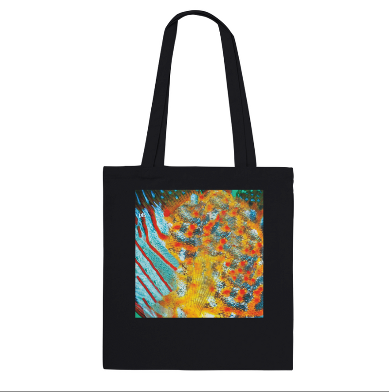 FISHES 13_DISCUS FISH _Classic Tote Bag BLACK