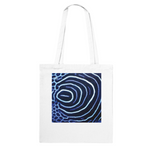 FISHES 12_BLUE EMPEROR ANGELFISH _Classic Tote Bag WHITE