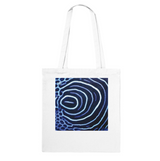 FISHES 12_BLUE EMPEROR ANGELFISH _Classic Tote Bag WHITE_Bolsa tote BLANCO
