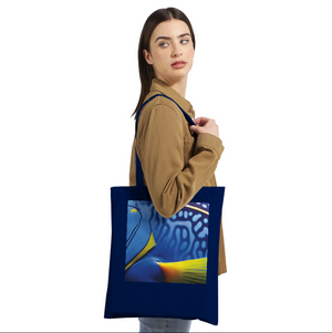FISHES 10_REGAL TANG _Classic Tote Bag NAVY - PBDesigns