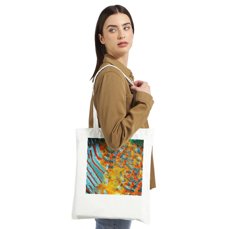 FISHES 13_DISCUS FISH _Classic Tote Bag WHITE - PBDesigns