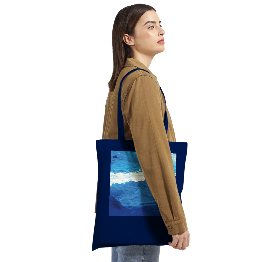 OCEAN 1 _Classic Tote Bag NAVY - PBDesigns