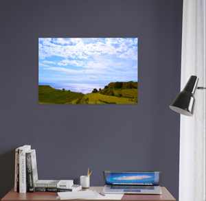 "COASTAL FIELDS"_Aluminium Print or Fine Art Poster - PBDesigns