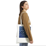 FISHES 12_BLUE EMPEROR ANGELFISH _Classic Tote Bag WHITE_Bolsa tote BLANCO
