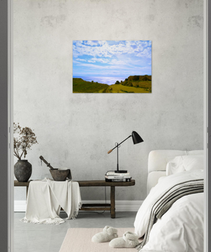 "COASTAL FIELDS"_Aluminium Print or Fine Art Poster - PBDesigns