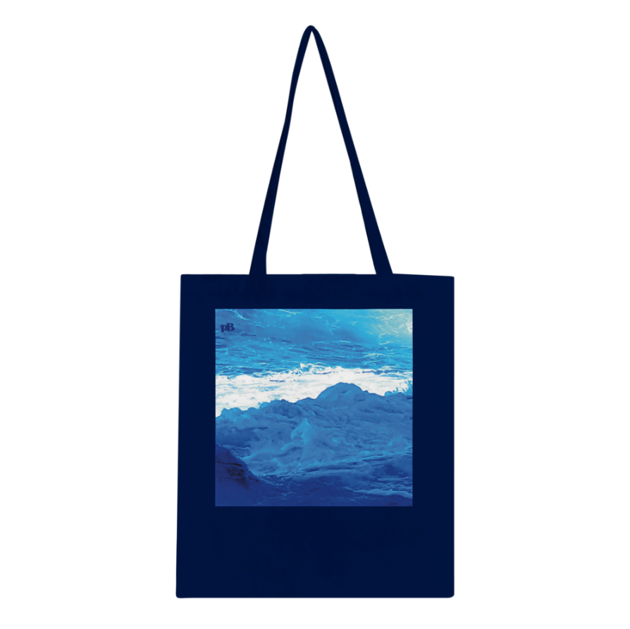OCEAN 1 _Classic Tote Bag NAVY - PBDesigns