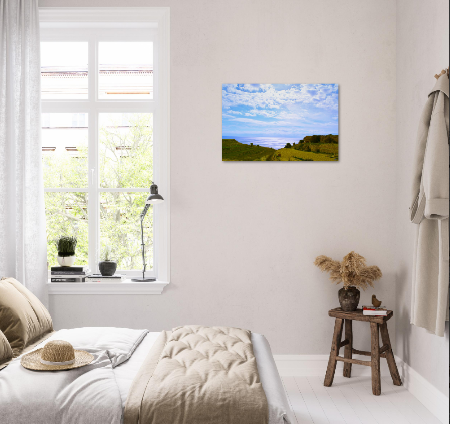 "COASTAL FIELDS"_Aluminium Print or Fine Art Poster - PBDesigns
