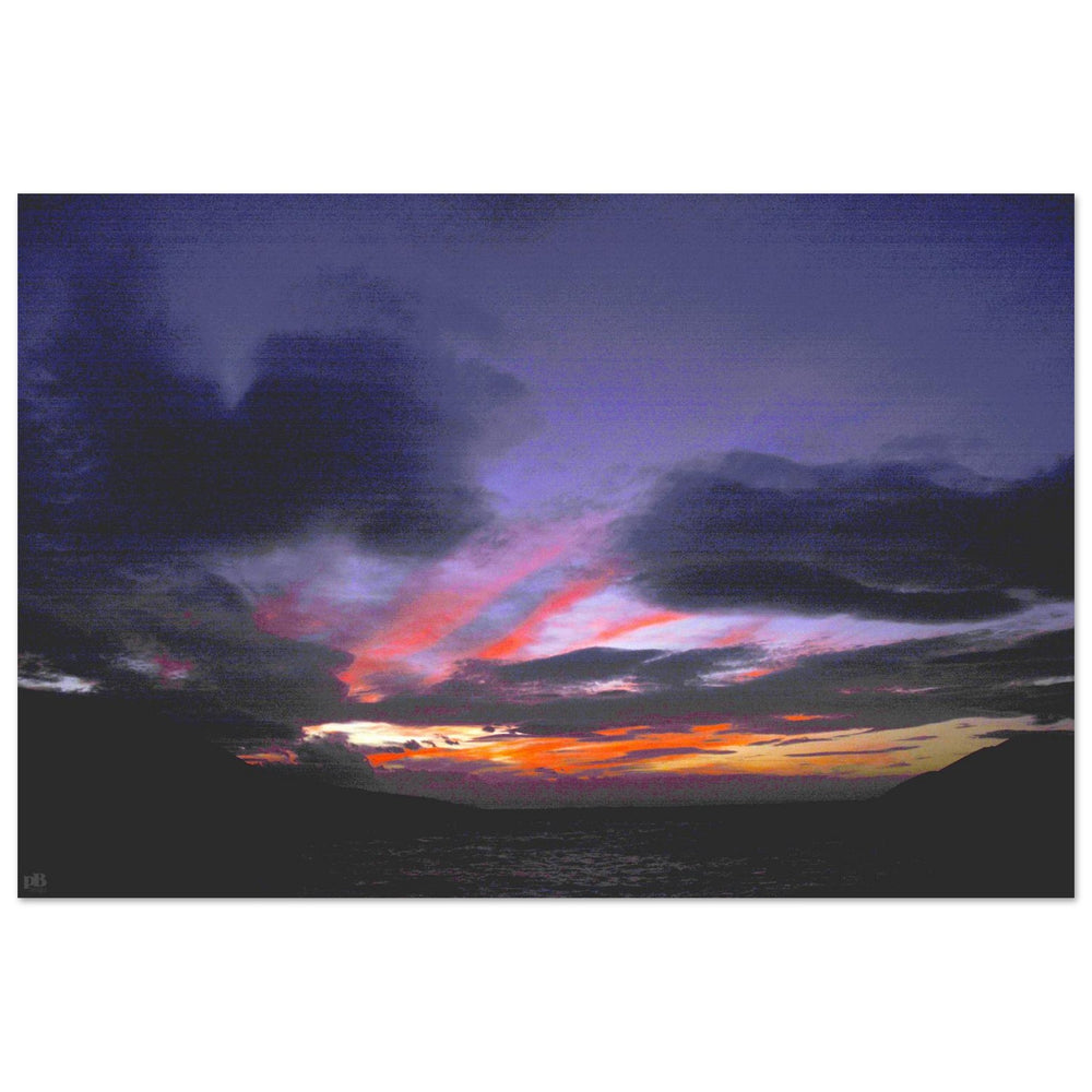 "AUTUMN SUNSET 01"_Aluminum Print or Fine Art Poster_Tirage sur aluminium ou affiche d’art