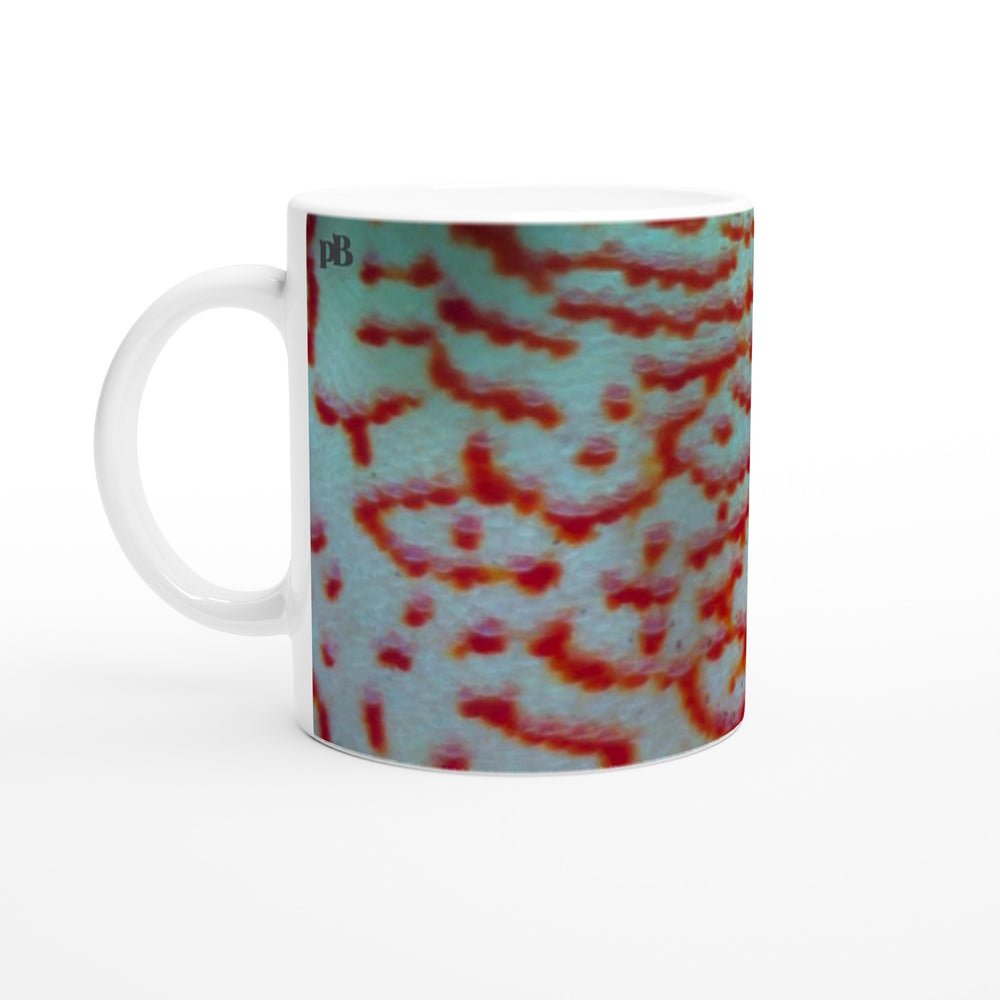 FISHES 15_RED DISCUS_11oz (32 cl) Taza de cerámica