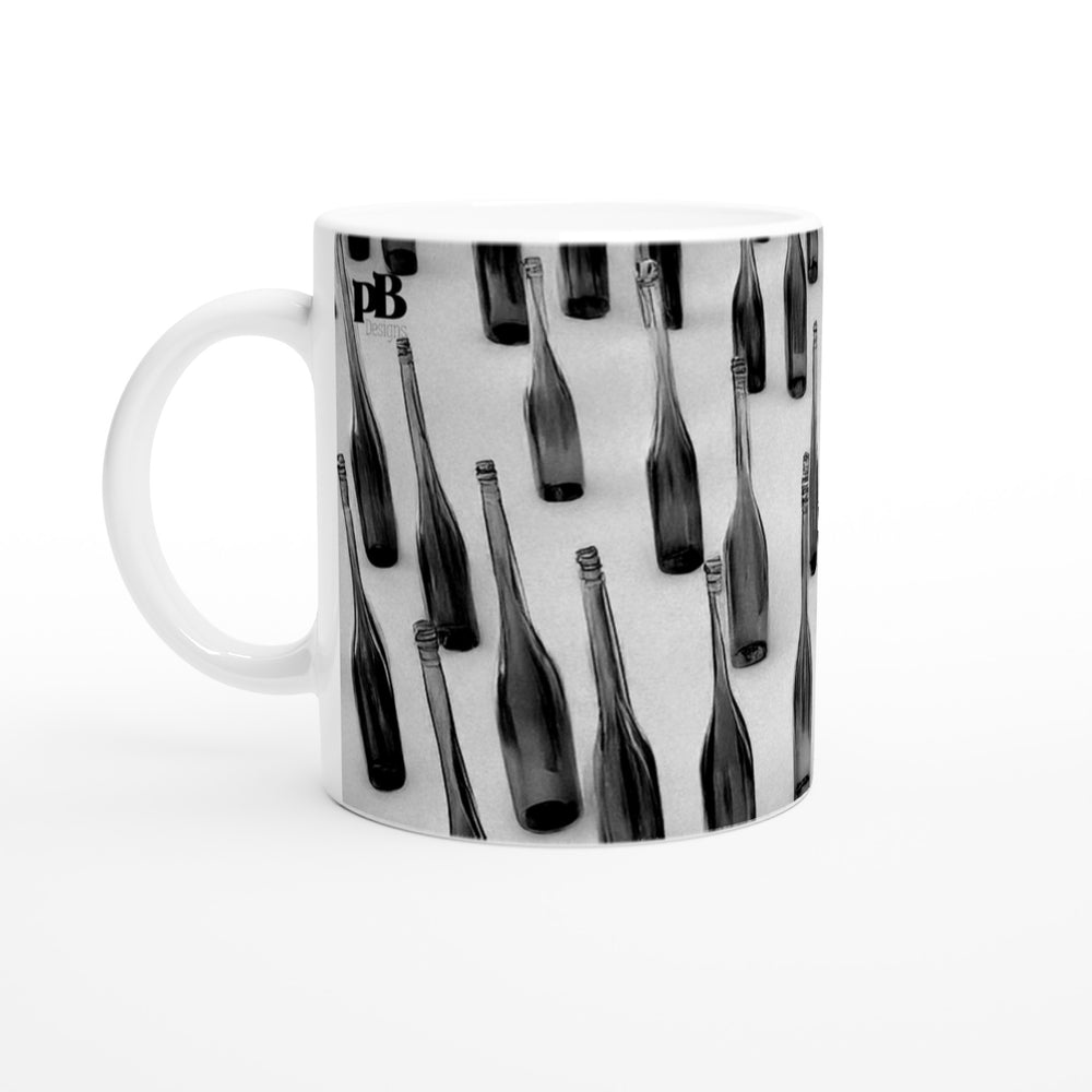 BOTTLES 07 BLACK_11oz (32 cl) Ceramic Mug_Tasse en céramique