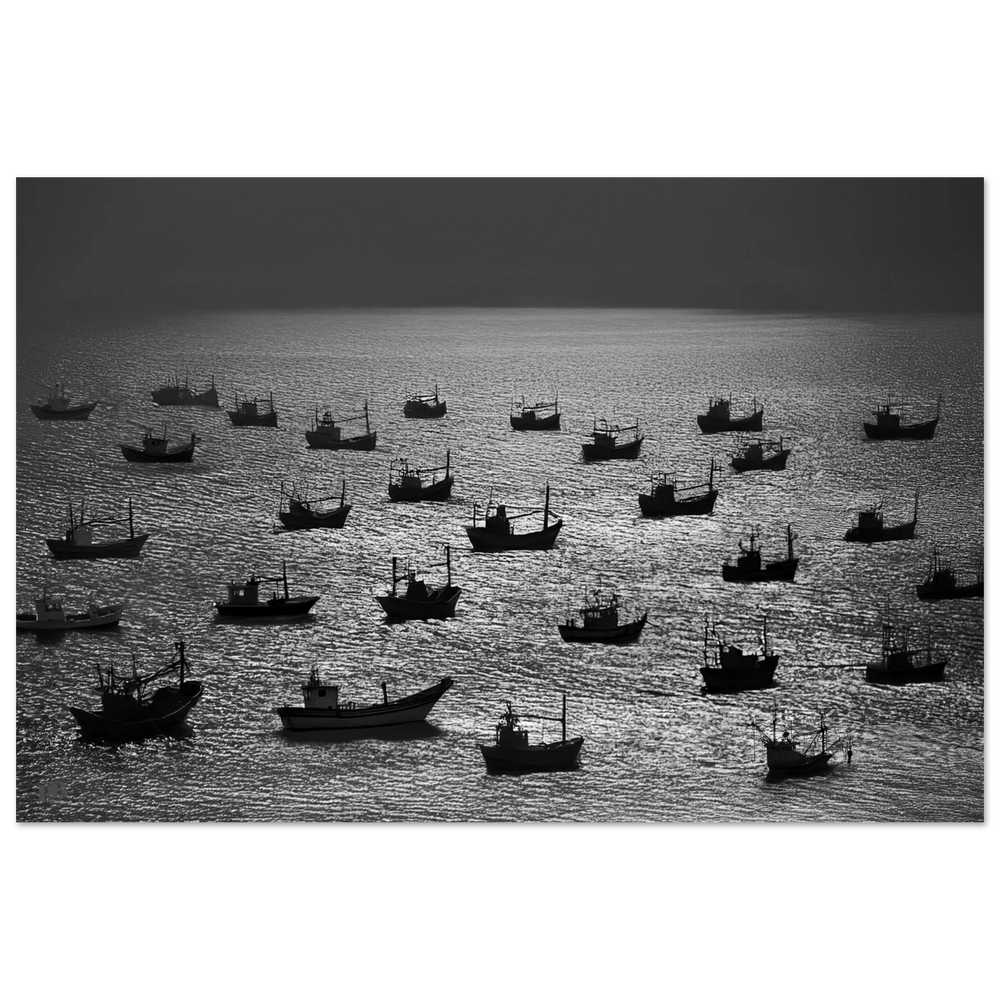 "FLOTILLA DARK"_Aluminum Print or Fine Art Poster