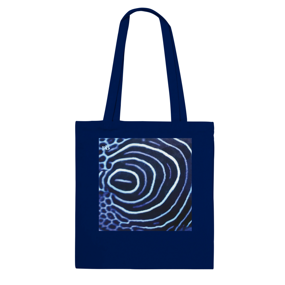 FISHES 12_BLUE EMPEROR ANGELFISH _Classic Tote Bag NAVY