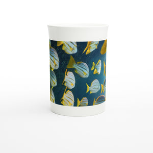 FISHES 16_YELLOW FINS_10oz (29 cl) Porcelain Mug - PBDesigns