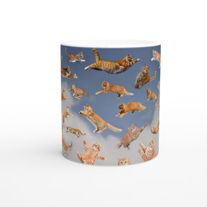 IT'S RAINING! 06 GINGER CATS_11oz (32 cl) Ceramic Mug - PBDesigns