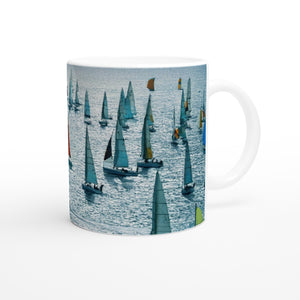 MARINE 03_SAILBOATS_11oz (32 cl) Ceramic Mug - PBDesigns
