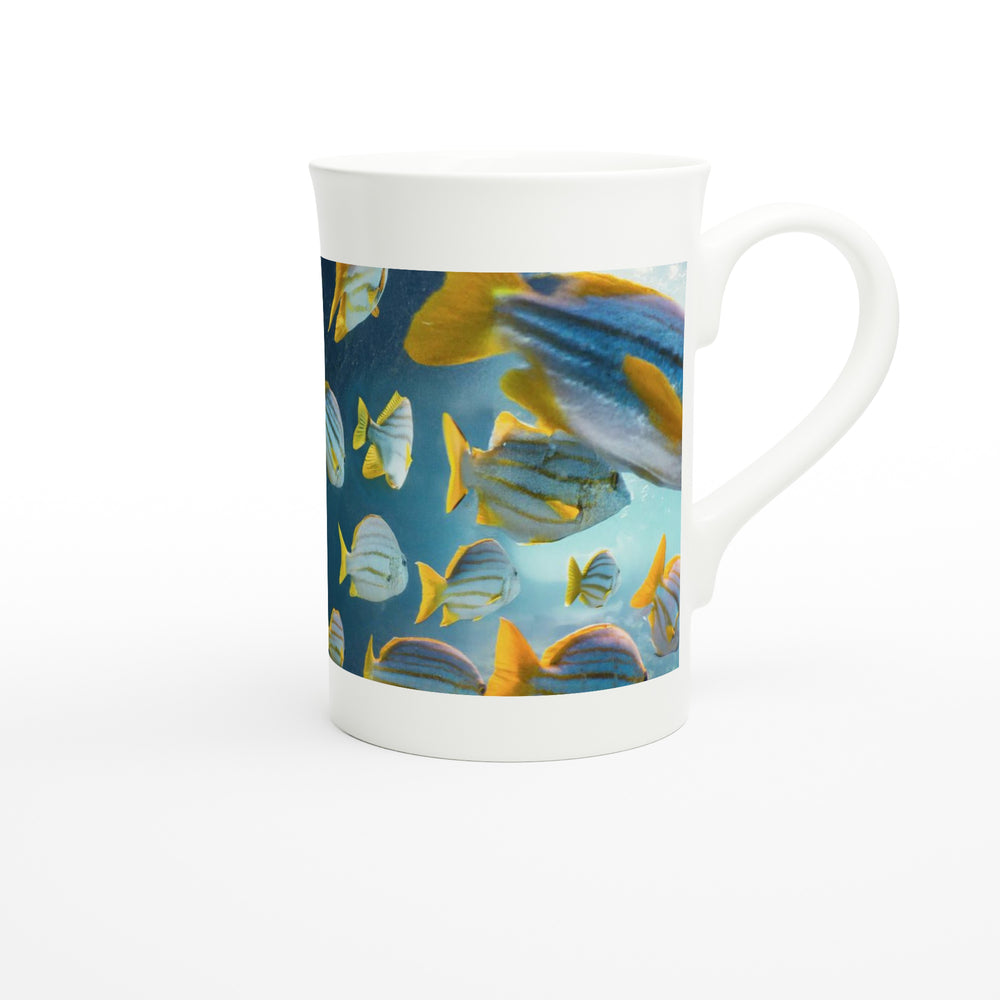 FISHES 16_YELLOW FINS_10oz (29 cl) Porcelain Mug - PBDesigns