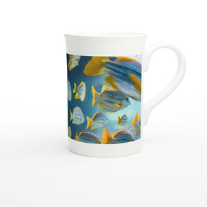 FISHES 16_YELLOW FINS_10oz (29 cl) Porcelain Mug - PBDesigns