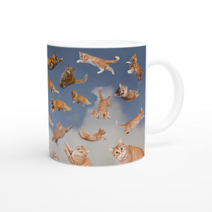 IT'S RAINING! 06 GINGER CATS_11oz (32 cl) Ceramic Mug - PBDesigns
