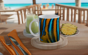 FISHES 09_ROYAL ANGELFISH_11oz (32 cl) Ceramic Mug - PBDesigns