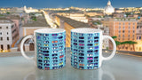 CARS 03 BLUE_11oz (32 cl) Taza de cerámica