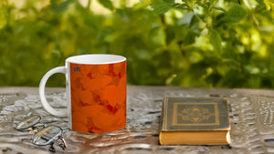 CAPUCINES 07 ORANGE_11oz (32 cl) Ceramic Mug - PBDesigns