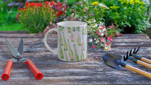 BOTTLES 03 GREEN_11oz (32 cl) Ceramic Mug - PBDesigns