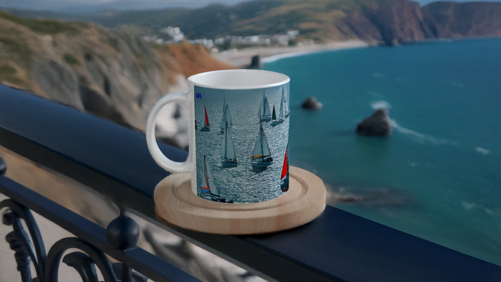 MARINE 02_SAILBOATS_11oz (32 cl) Ceramic Mug - PBDesigns