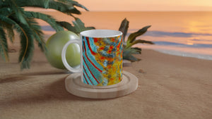 FISHES 13_DISCUS FISH_11oz (32 cl) Ceramic Mug - PBDesigns