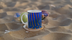 FISHES 14_SAILFIN TANG_11oz (32 cl) Ceramic Mug - PBDesigns