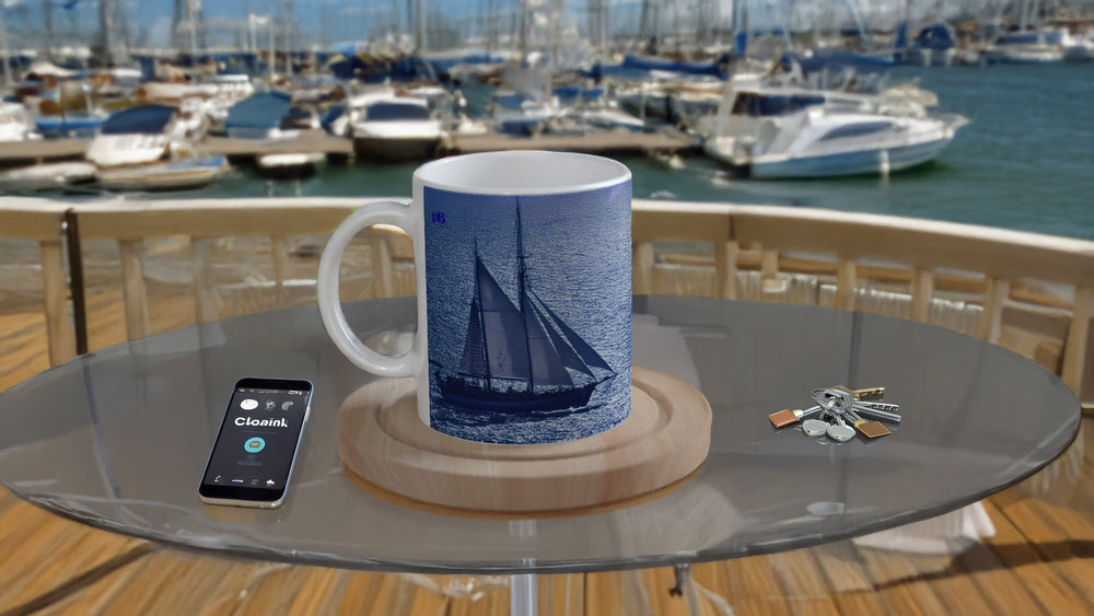 MARINE 04_SAILBOATS_11oz (32 cl) Ceramic Mug - PBDesigns