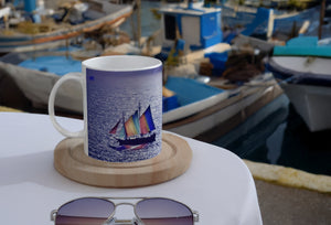MARINE 05_SAILBOATS_11oz (32 cl) Ceramic Mug - PBDesigns