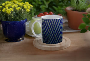 EMPEROR ANGELFISH_NAVY_11oz (32 cl) Ceramic Mug - PBDesigns