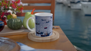 MARINE 08_FISHING BOATS_11oz (32 cl) Ceramic Mug - PBDesigns