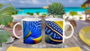 FISHES 10_REGAL TANG_11oz (32 cl) Ceramic Mug - PBDesigns