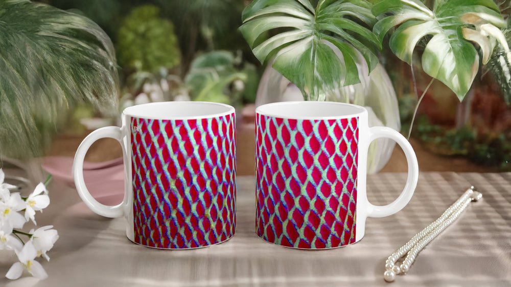 EMPEROR ANGELFISH_ANEMONE_11oz (32 cl) Ceramic Mug - PBDesigns